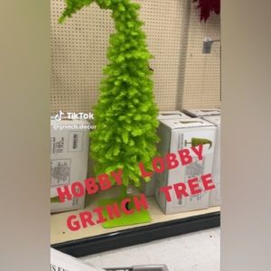 The grinch Christmas tree 5’ LED Lightup hobby lobby